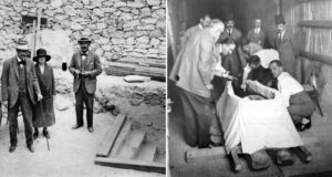 Lord Carnarvon At Tomb Of King Tut Featured
