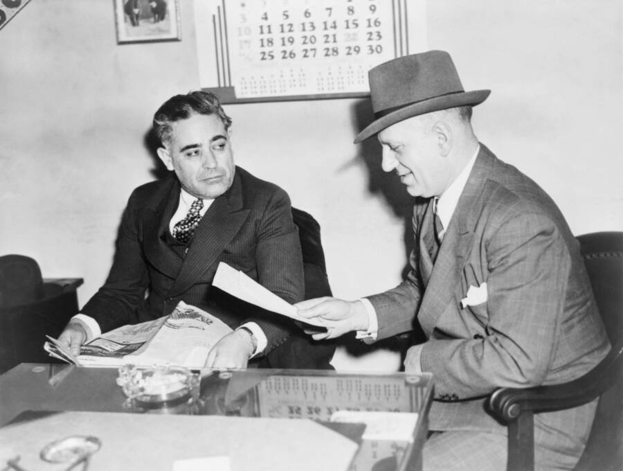 Louis Capone In Police Questioning