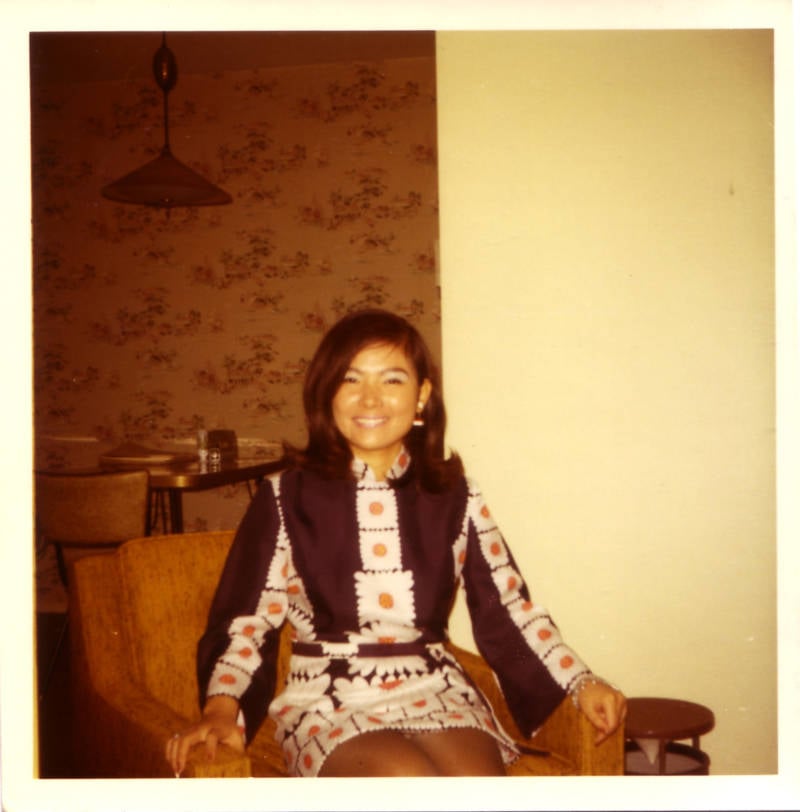 Woman In Mod Dress