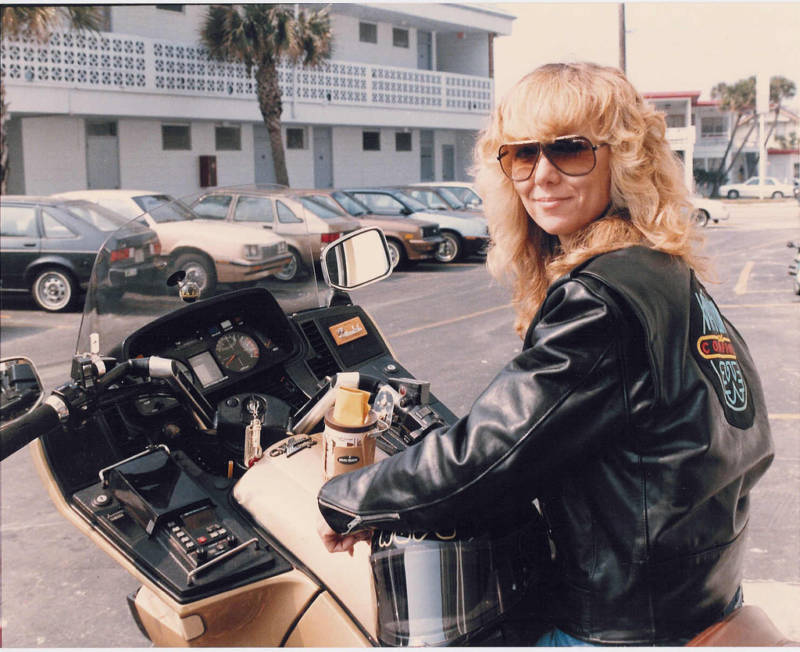 Motorcycle Woman Cool Vintage Photos