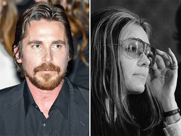 Christian Bale and Gloria Steinem