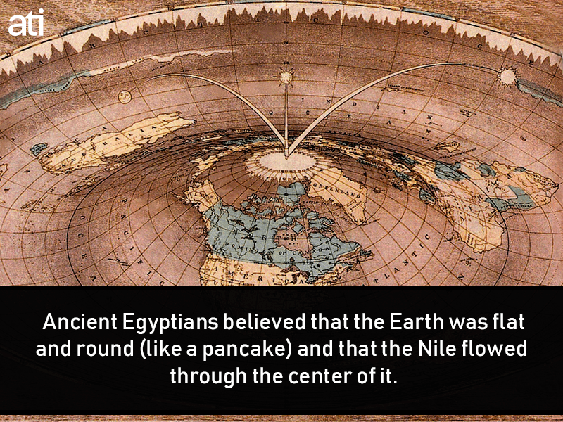 Egyptians on sale flat earth