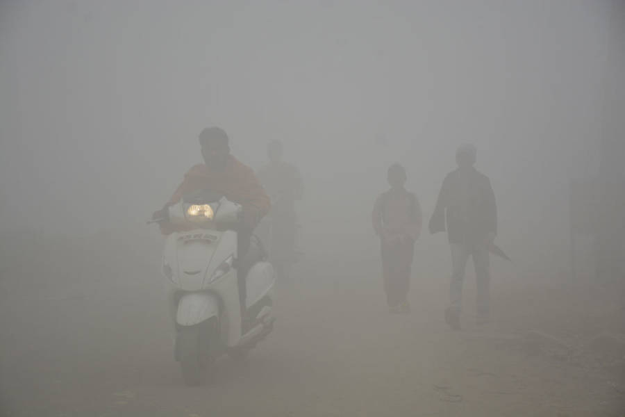 Delhi India Smog