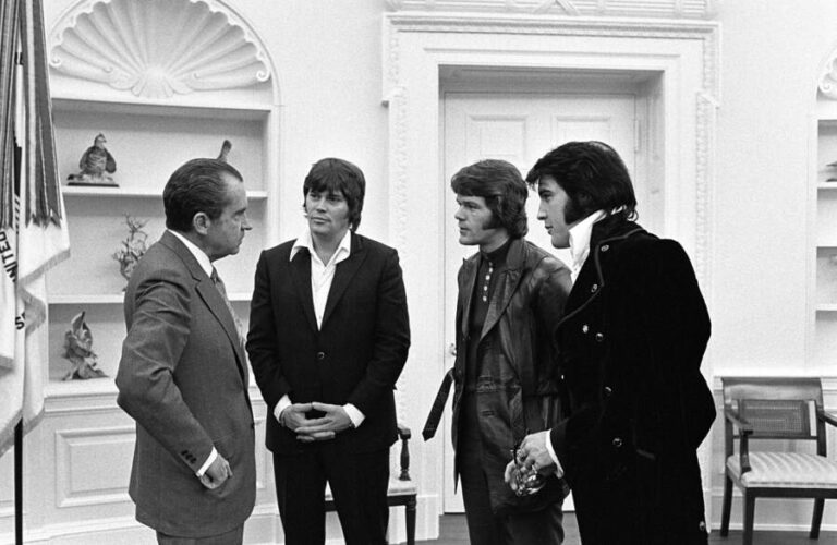 The Bizarre Story Behind This Photo Of Elvis And Nixon
