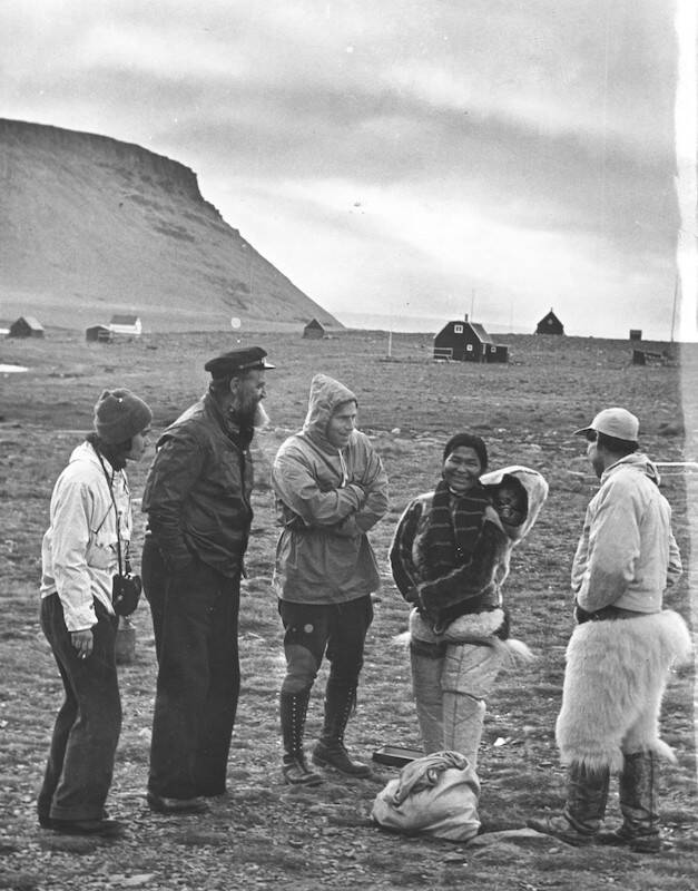 Freuchen And Others In Greenland