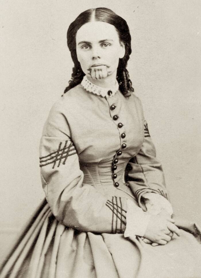 Olive Oatman In 1863