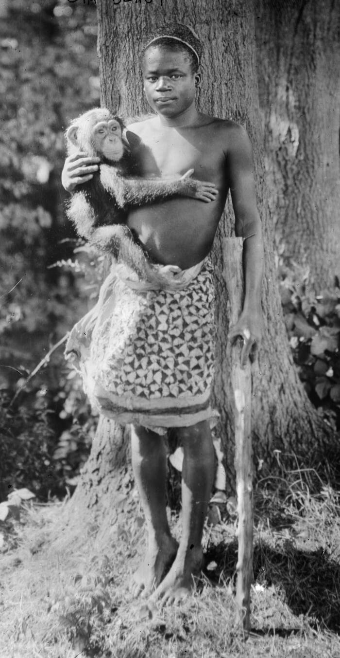 Ota Benga At Bronx Zoo