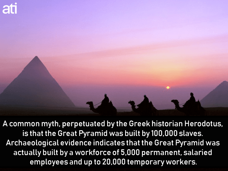 Pyramids Werent Built By Slaves