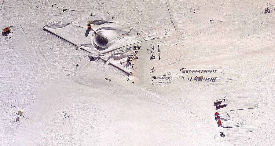 Amundsen-Scott Station Aerial Photograph
