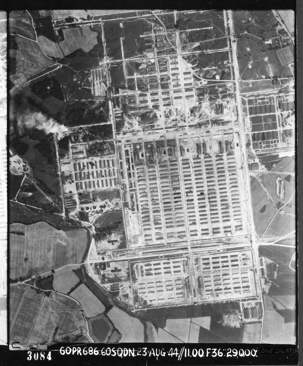 Auschwitz Aerial 1945 RAF