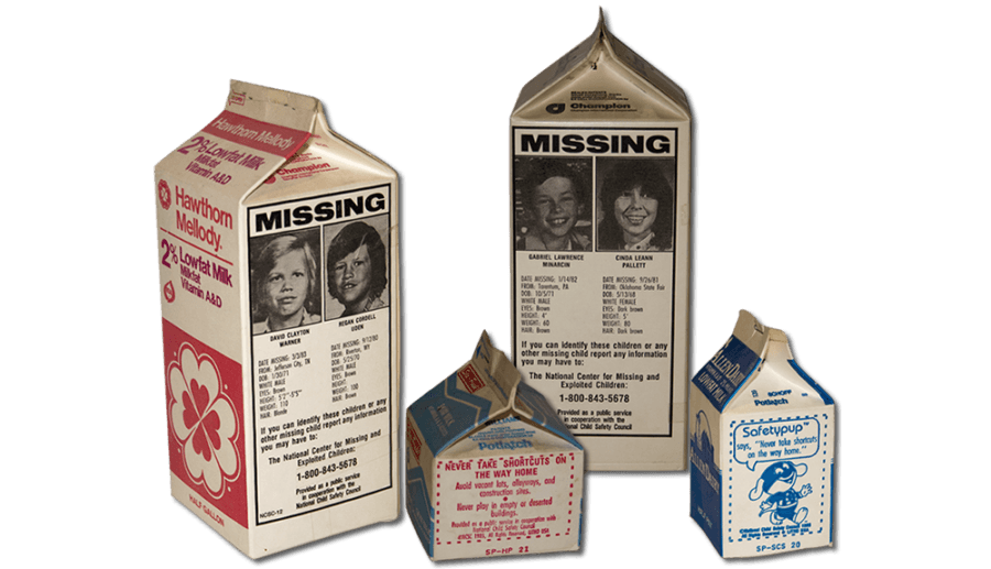 Etan Atz on the milk carton