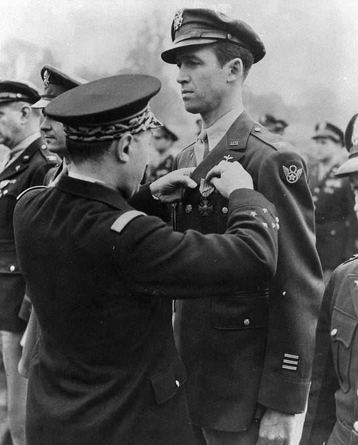 James Stewart in his WWII uniform