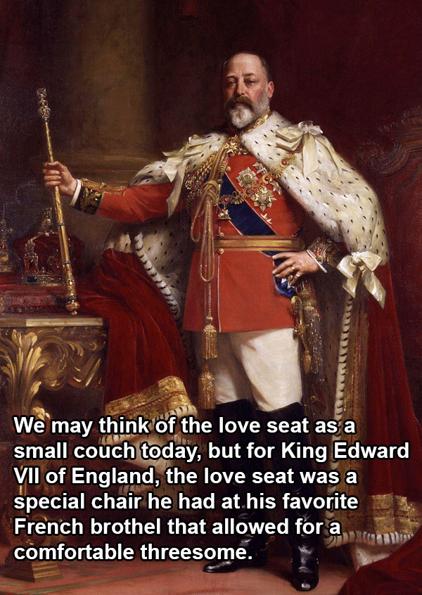 King Edward VII Love Seat