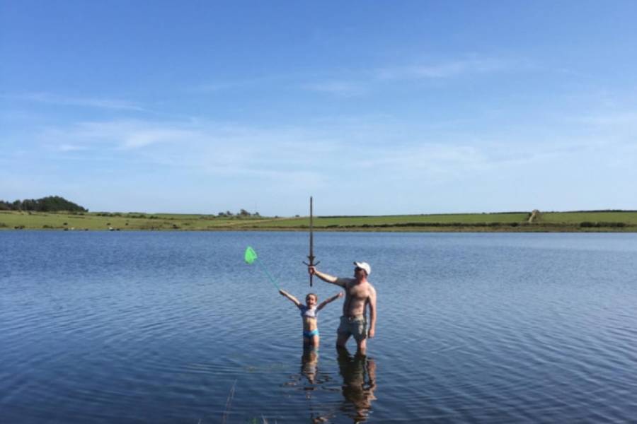 A girl finds a sword in Dozmary Pool