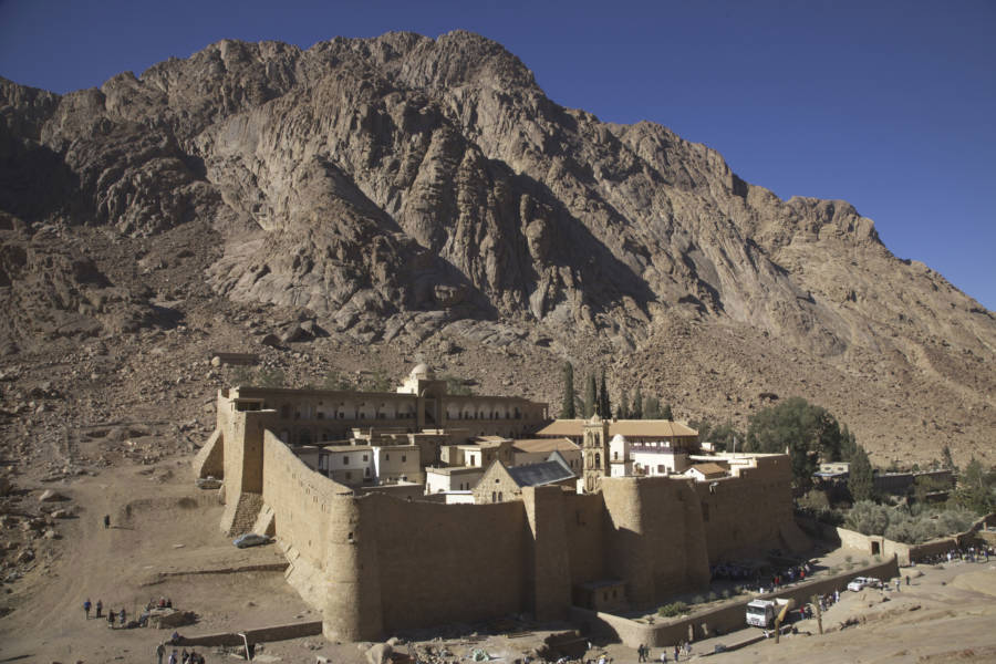 St. Catherine’s Monastery in desert