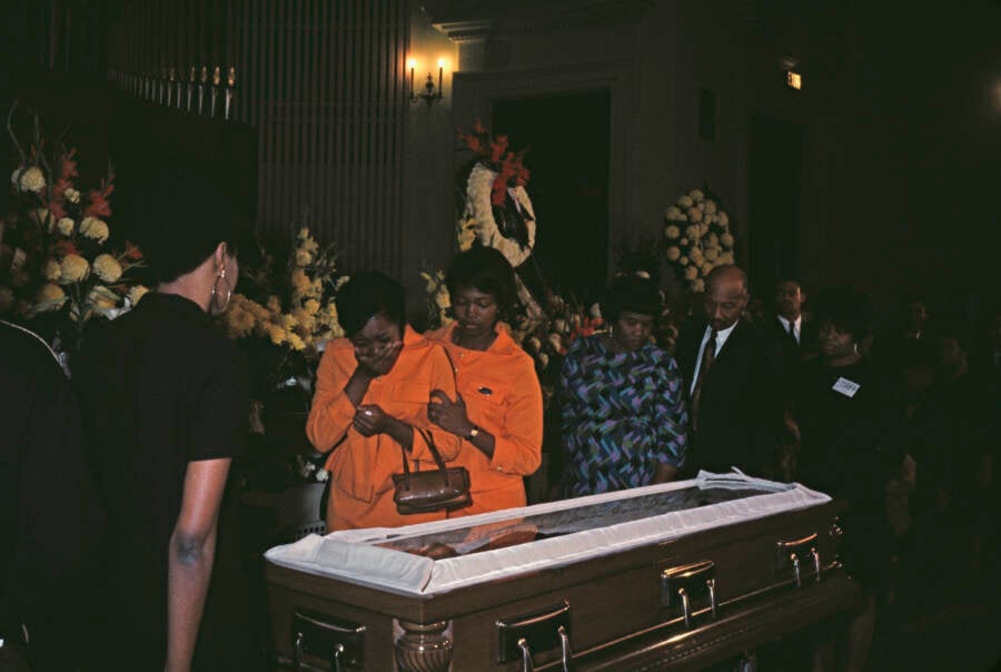 Mourners At Martin Luther King Jr.'s Funeral