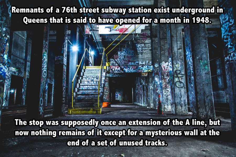 Abandoned 76th Street Subway Station