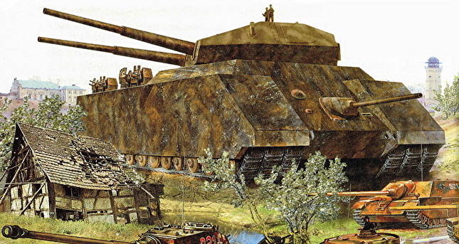 The Story Of The Landkreuzer P. 1000 Ratte, Hitler's 1,000 Ton ...