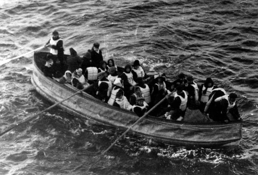 The last lifeboat from the Titanic