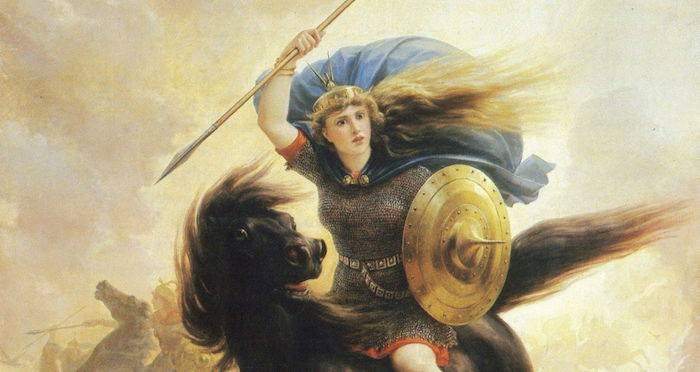 Who were the Viking shield-maidens, legendary female warriors