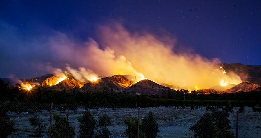 California Wildfires Burning