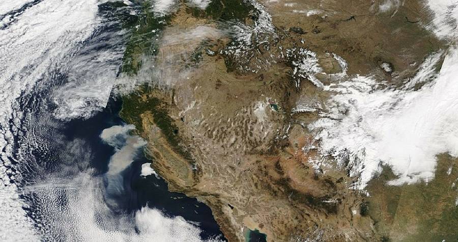 California Wildfires As Seen From Space