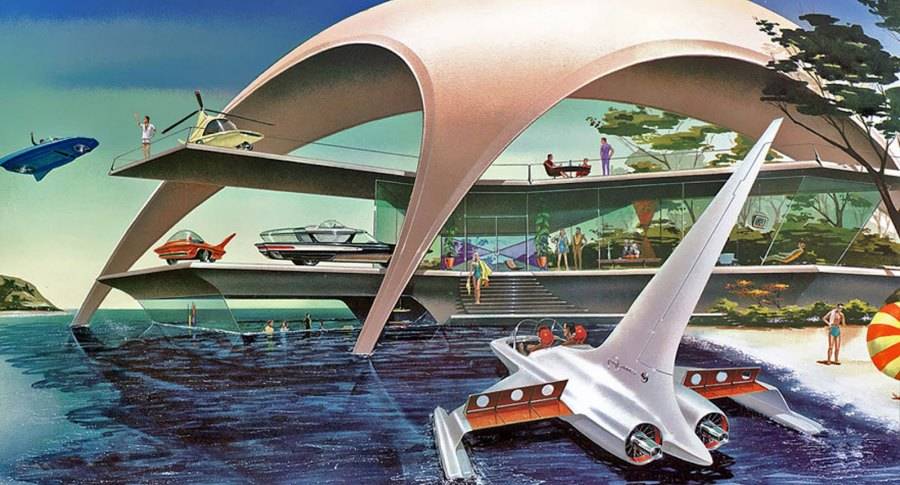 Retro Futuristic Art: Space Illustrations Show Visions Of The