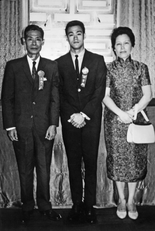 Bruce Lee And His Parents