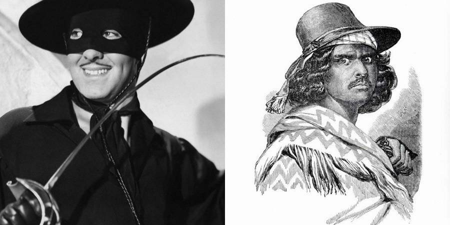 Zorro and Joaquín Murrieta