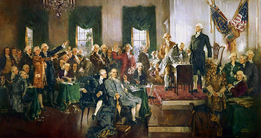 Founding Fathers Religion Signing Of The Constitution