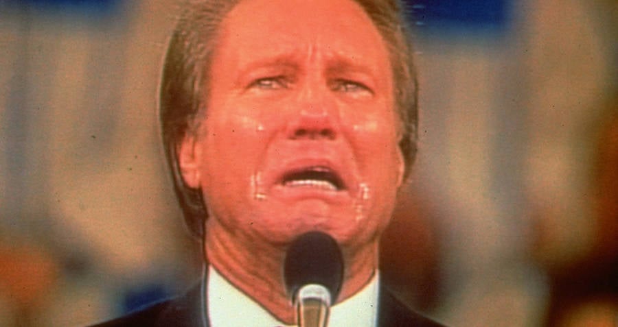 Jimmy Swaggart Crying On TV