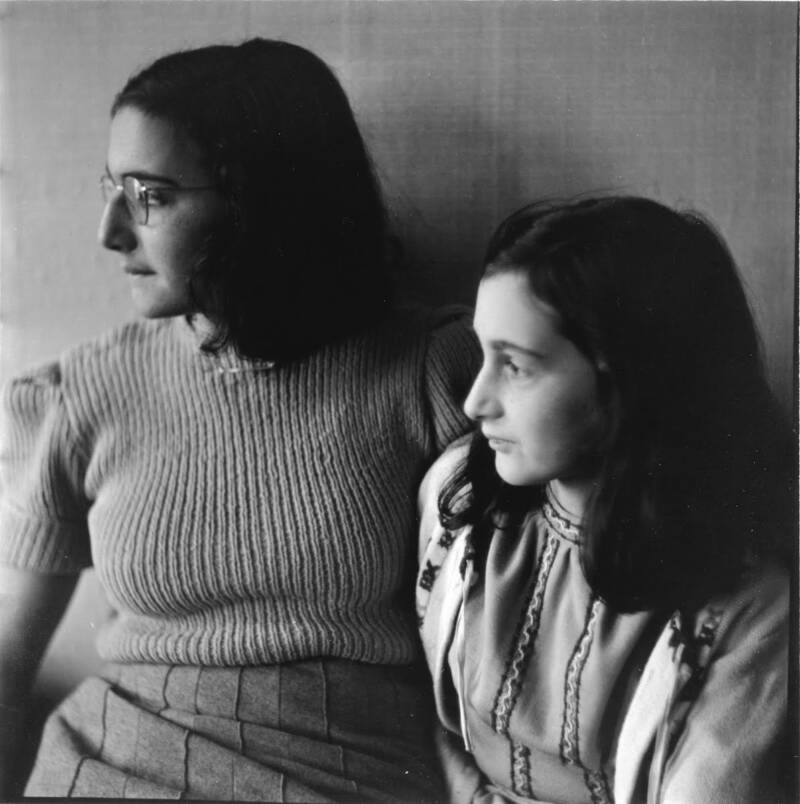 Margot Frank With Anne