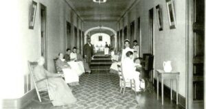 Patients Sitting In The Hall