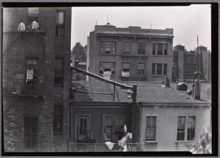 Rear Of Tenement Building