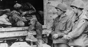 Troops Look Inside Dachau Train