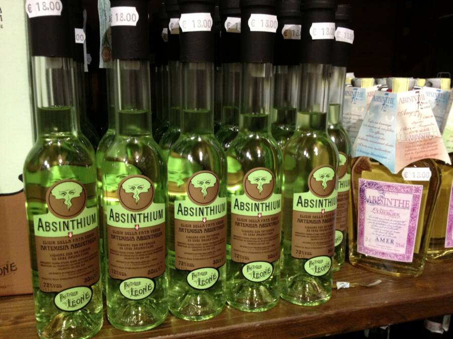 Absinth-Flaschen