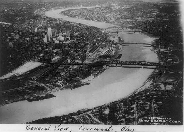 Aerial View Of Cincinnati