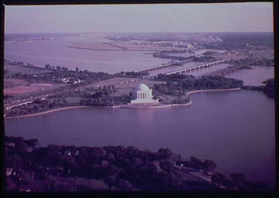 Aerial View Of Jefferson Memorial
