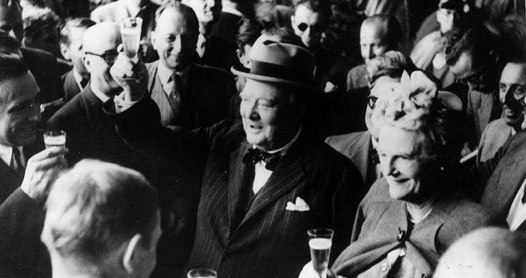 Churchill Toasting