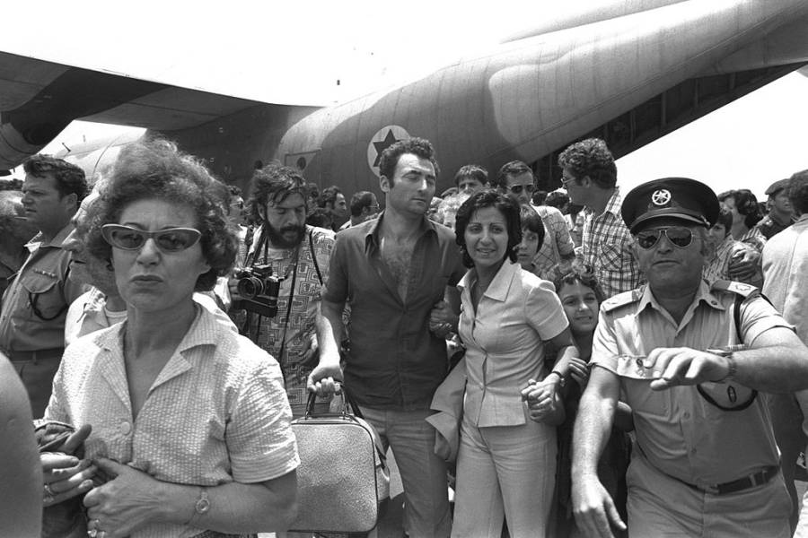 Operation Entebbe Hostages Released