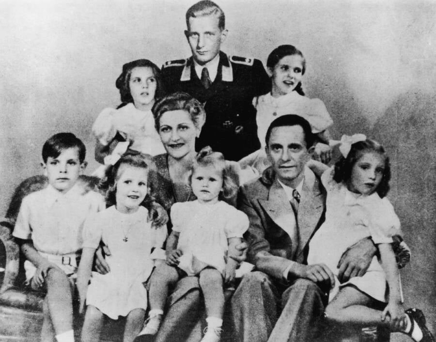 Joseph Goebbels And Family