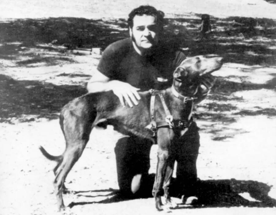Ken Mcelroy With His Dog