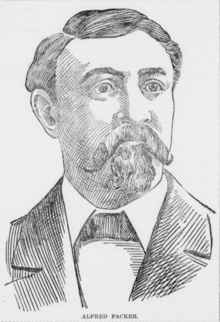 Sketch Of Alfred Packer