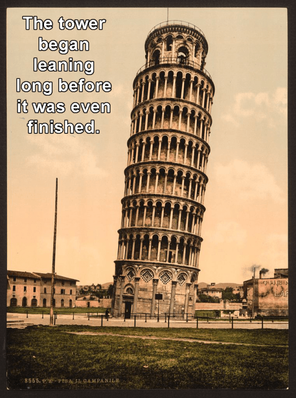 Tilting Tower At Pisa