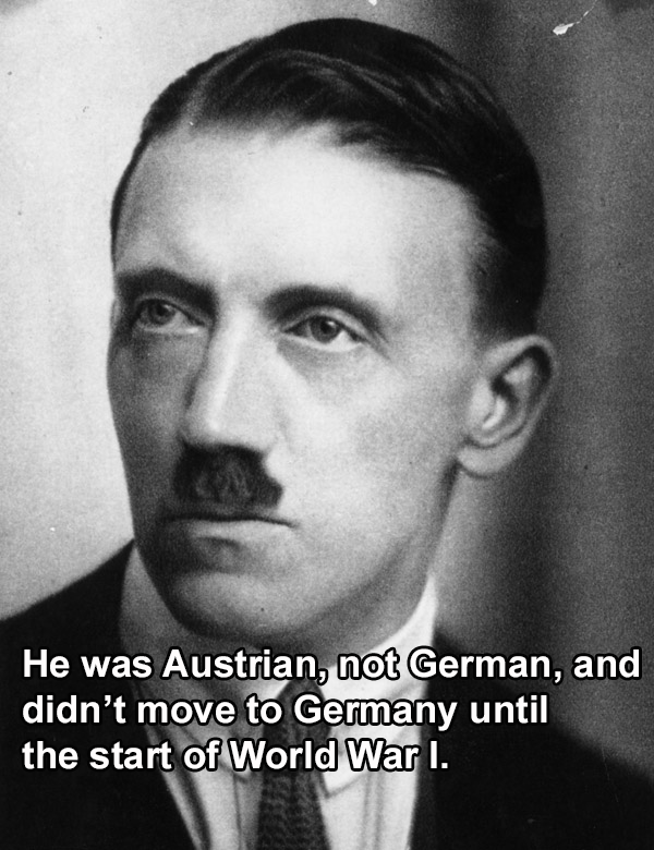 Adolf Hitler Facts Austrian