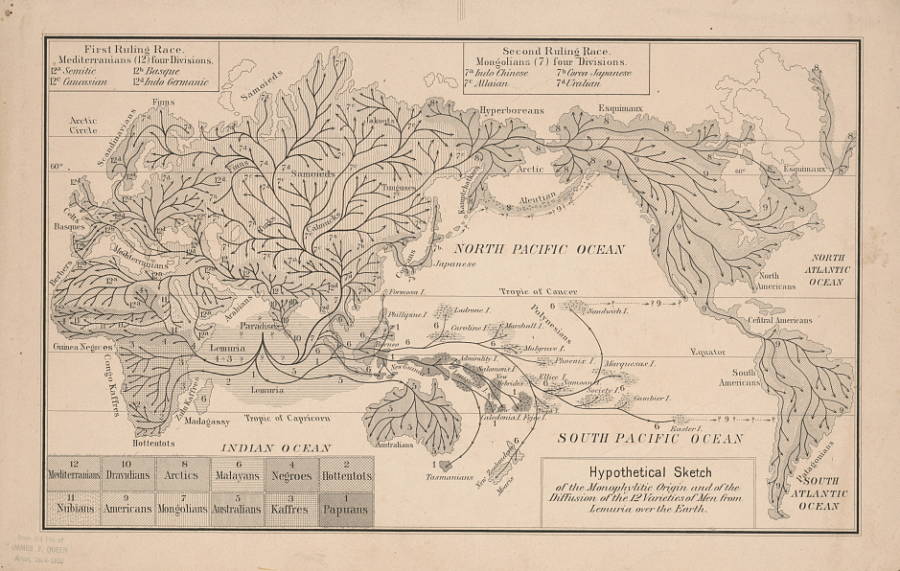 Carte de la Lémurie