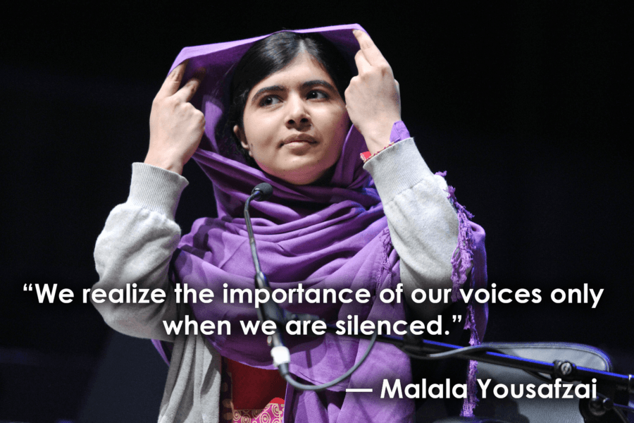 Inspirational Quotes For Women Malala Yousafzai