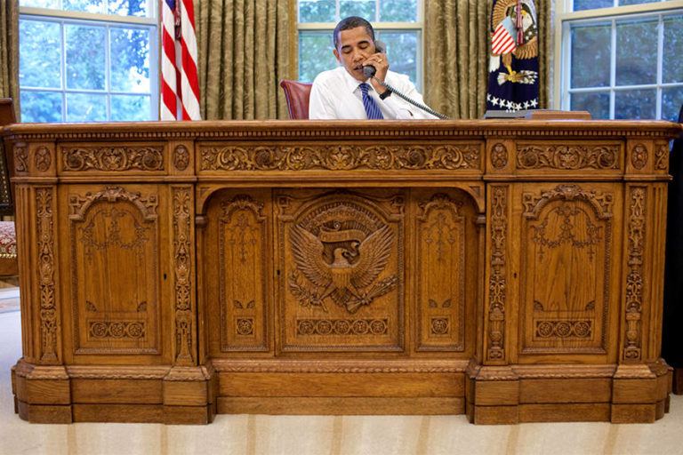 The Long And Fascinating History Of The President's Resolute Desk