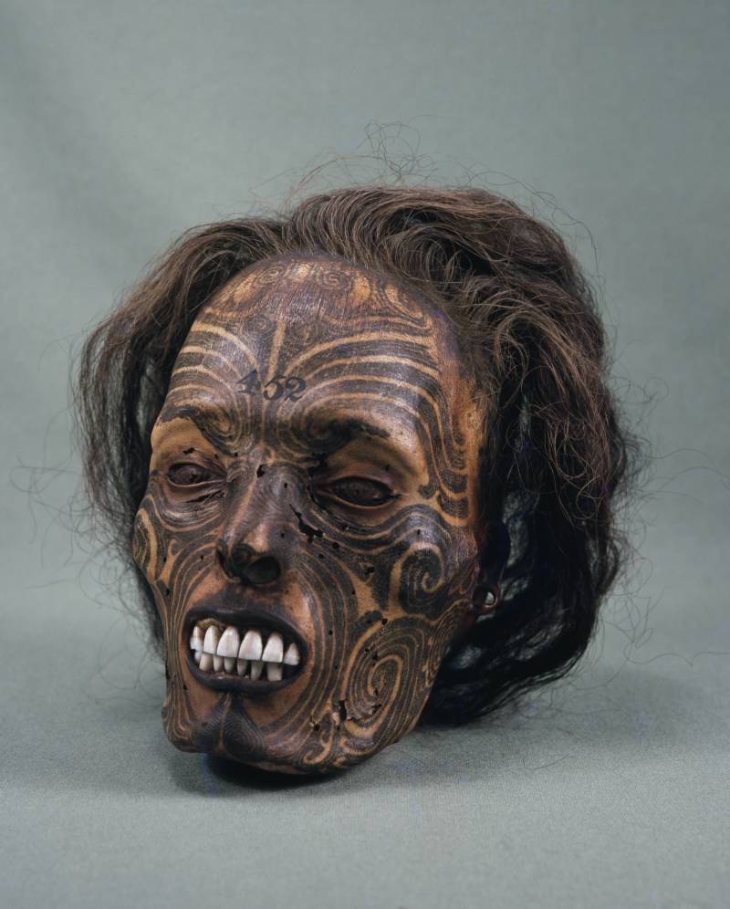 Shrunken Heads Tattooed Maori
