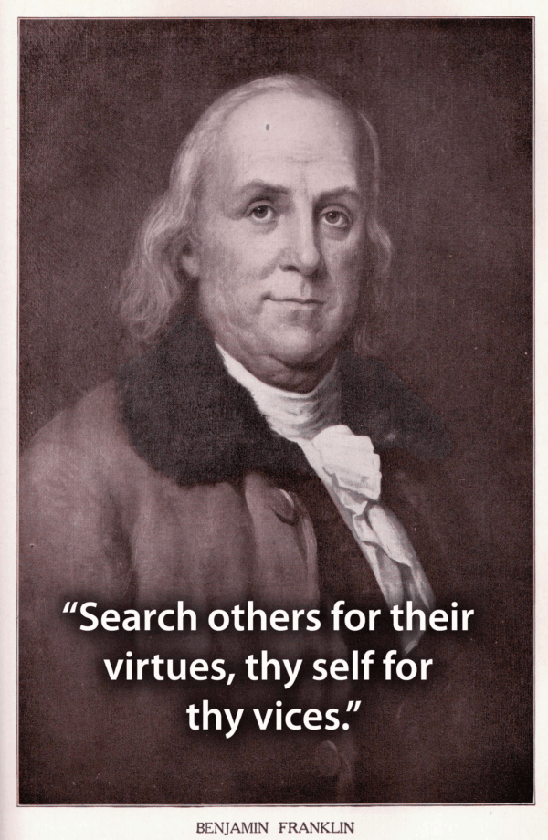 Benjamin Franklin Quotes Virtues